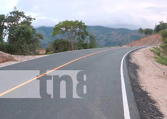 Nueva carretera en zona de Las Segovias, Nicaragua