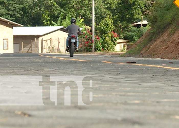 Nueva carretera en zona de Las Segovias, Nicaragua