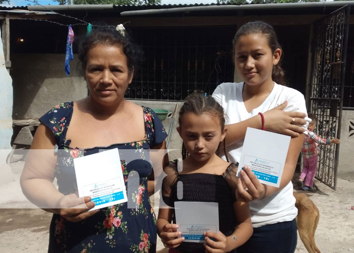 Tipitapa inicia jornada de vacunación contra el Covid-19 casa a casa