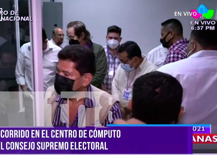 Proceso del cierre de las JRV en las Elecciones Nicaragua 2021