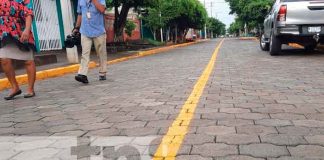 Inauguración de calles en el municipio Ciudad Sandino