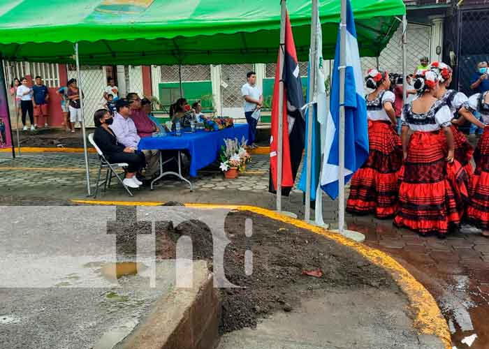 Inauguración de calles en el municipio Ciudad Sandino