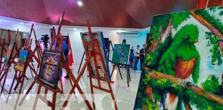 Exhibición de pinturas que exalta la cultura de Nicaragua