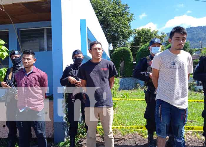 Policía de Jinotega informa sobre los detenidos en el mes de noviembre