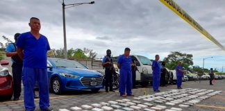 Incautan más de 160 kilos de cocaina en Nagarote, León