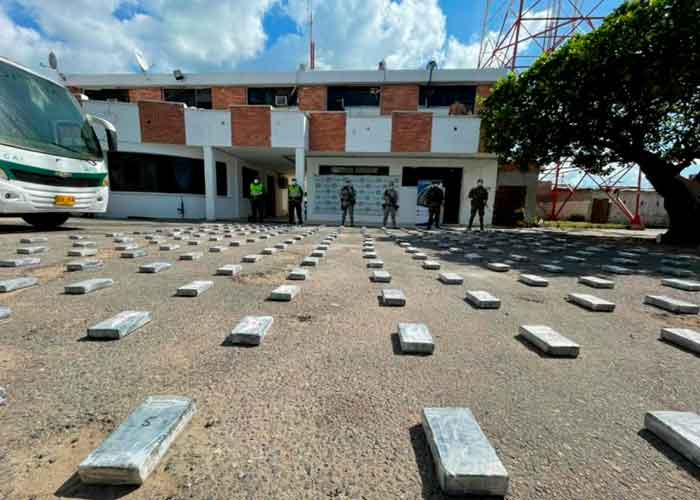 Más de 200 kilos de cocaína incautaron autoridades en Colombia