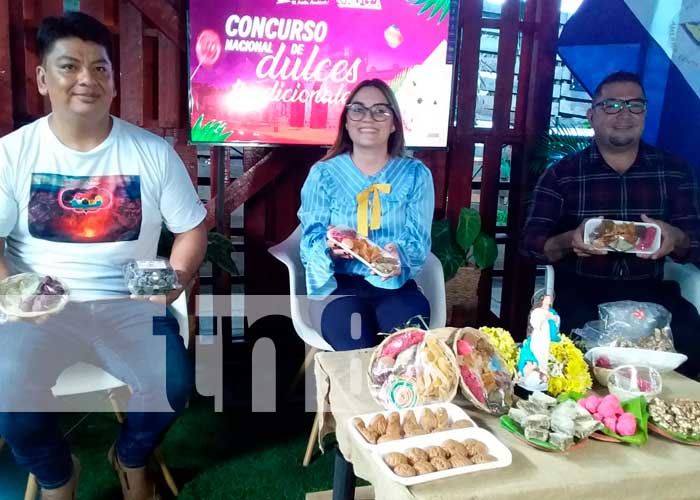 Conferencia sobre concurso de dulces en Nicaragua