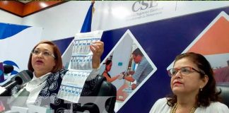 Conferencia de prensa del CSE sobre elecciones en Nicaragua