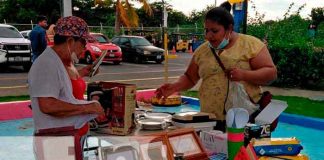 Feria navideña en Managua