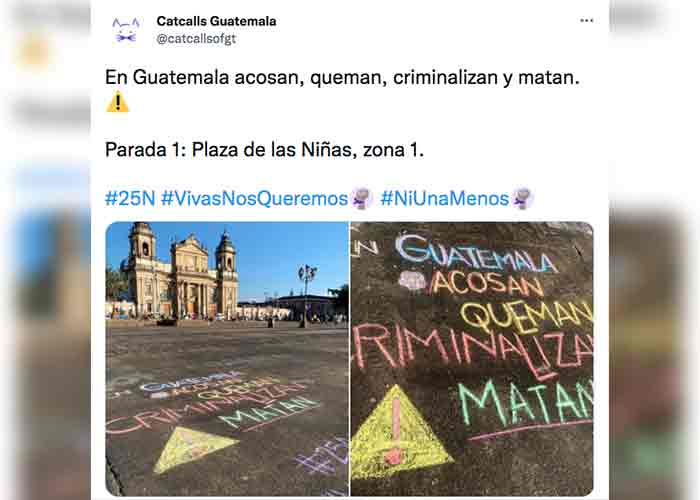 Cientos marchan en Guatemala "por la vida de las mujeres"