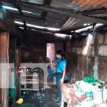 Incendio en una vivienda de Managua