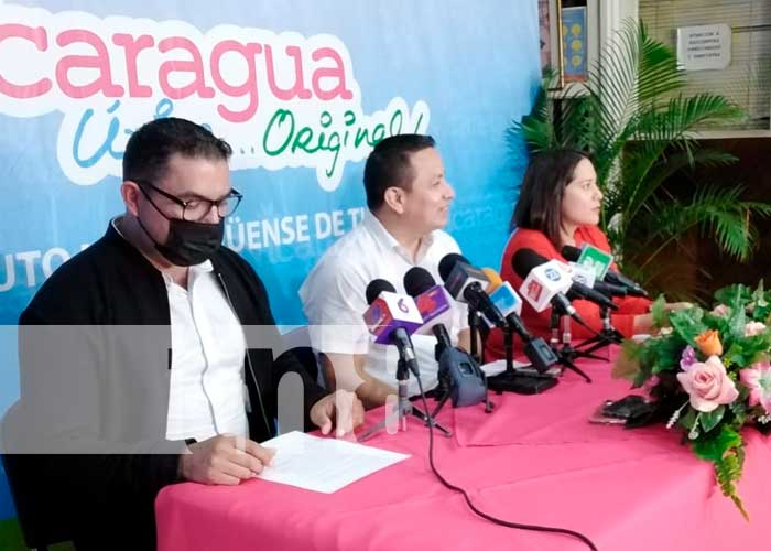 Conferencia de prensa sobre actividades recreativas y culturales de Nicaragua