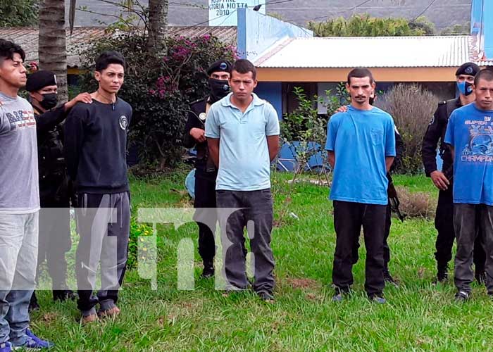 Captura de delincuentes en Jinotega, gracias a la Policía Nacional