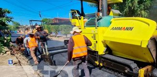 Nuevas calles para barrios de Managua