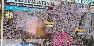 Alcaldía realiza proyecto de mejoramiento vial en el Distrito V, Managua