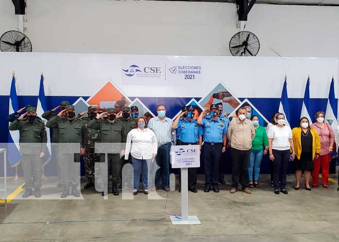 Maletas electorales listas y resguardadas en Nicaragua 
