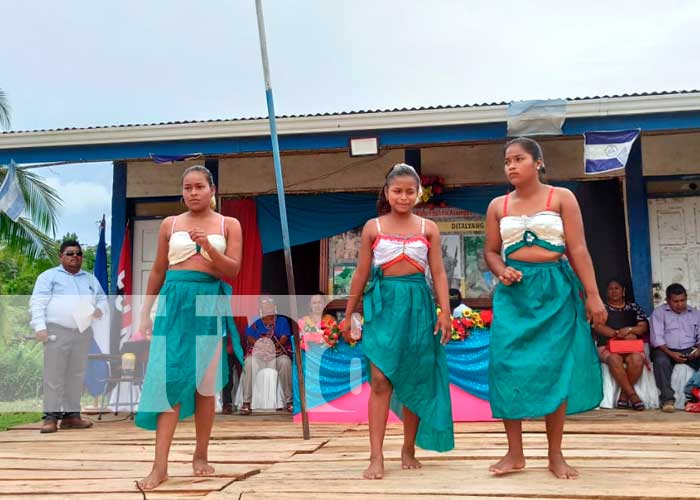 Celebración de organización mayangna en el Caribe de Nicaragua