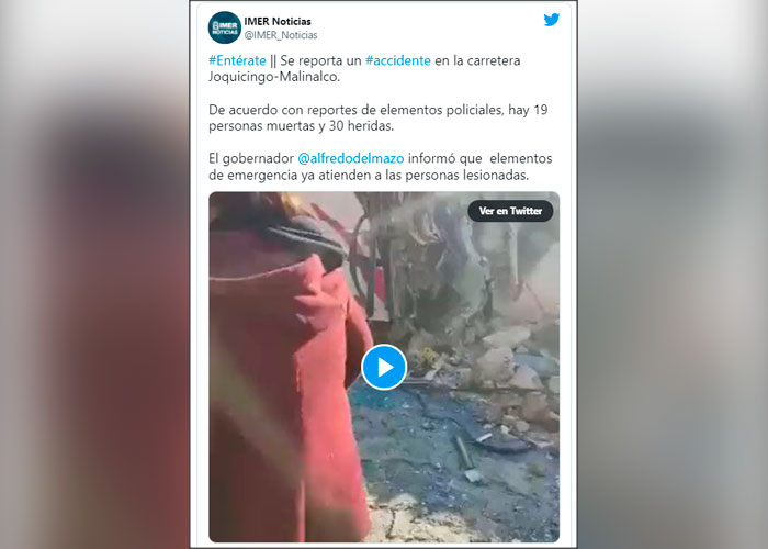 Autobús impacta contra una casa en México dejando 19 muertos y varios heridos
