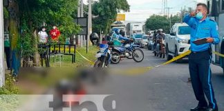 Escena de un brutal accidente de tránsito en Las Brisas, Managua