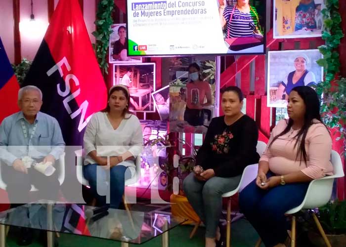 Conferencia sobre proyecto de Nica Mujeres, apoyo del MEFCCA en Nicaragua