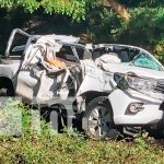 Aparatoso accidente de tránsito en Nandaime, Granada