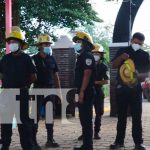 Cementerio municipal de Nandaime siendo inspeccionado