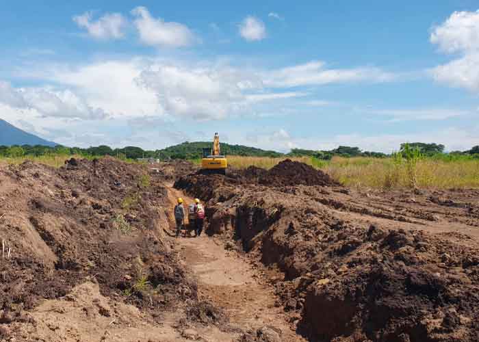 ENACAL avanza obras de saneamiento en Nandaime  
