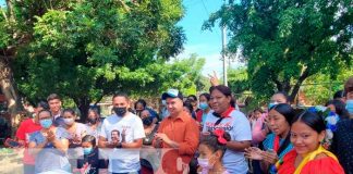 Celebración del cumpleaños del Presidente Daniel Ortega, desde un Tecnológico en Managua