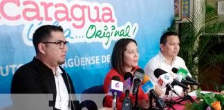 Conferencia de prensa sobre actividades recreativas y culturales de Nicaragua