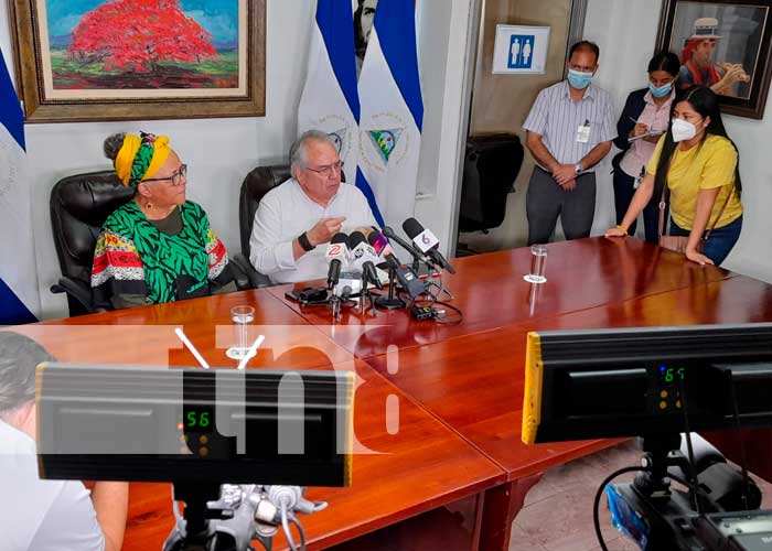 Conferencia de la Asamblea Nacional sobre rechazo a la injerencia de la OEA contra Nicaragua