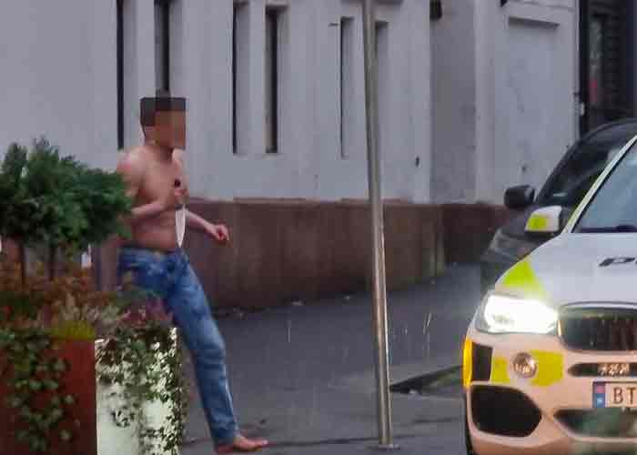 Policía de Oslo en Noruega abate a hombre que intentó apuñalar a personas