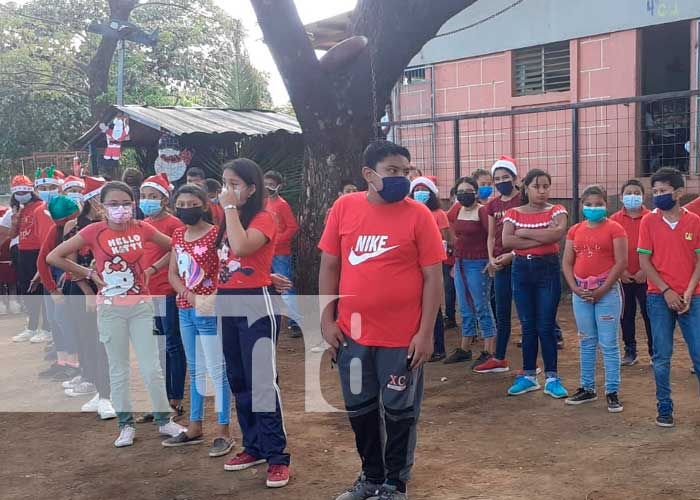 Pastorela y celebraciones navideñas en colegios de Nicaragua