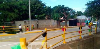 Construcción de la Pista Juan Pablo Segundo en Managua