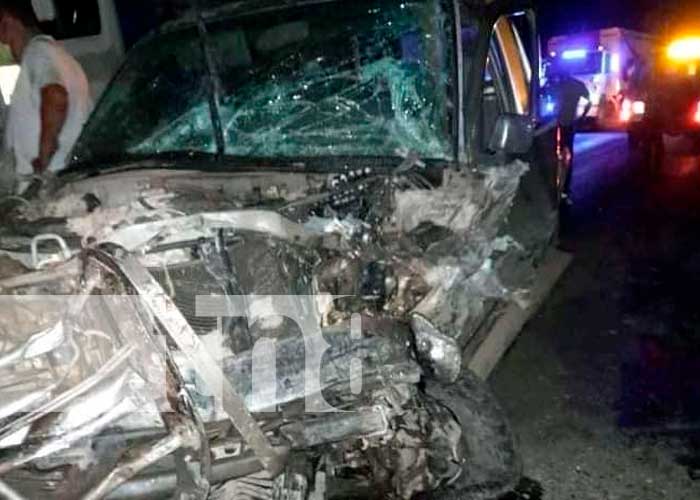 Accidente de tránsito registrado en Rivas