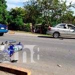 Invadir carril a taxista lo dejó con lesiones en Rivas