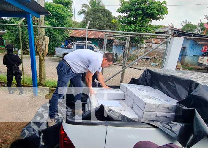 Material electoral ya se encuentra distribuido en los 58 Centros de Votación en Río San Juan