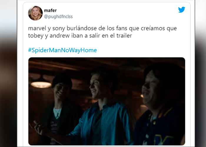 Memes inundan las redes tras el nuevo tráiler de “Spider-man: No Way Home”