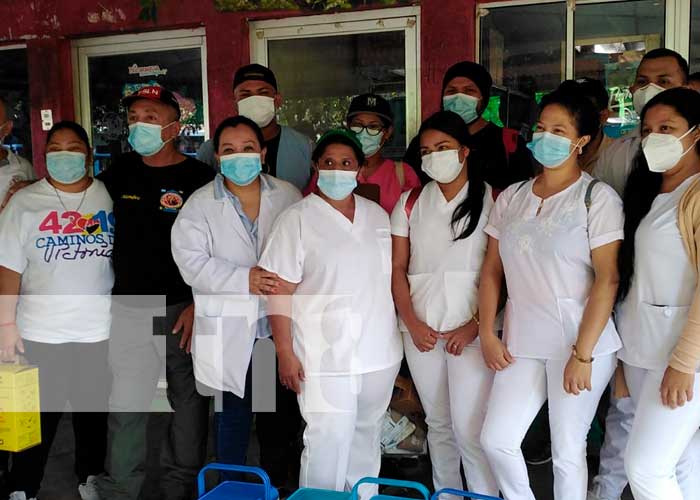 Jornada de vacunación casa a casa en Ticuantepe, Managua