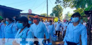 Jornada de vacunación casa a casa en Managua contra el COVID-19