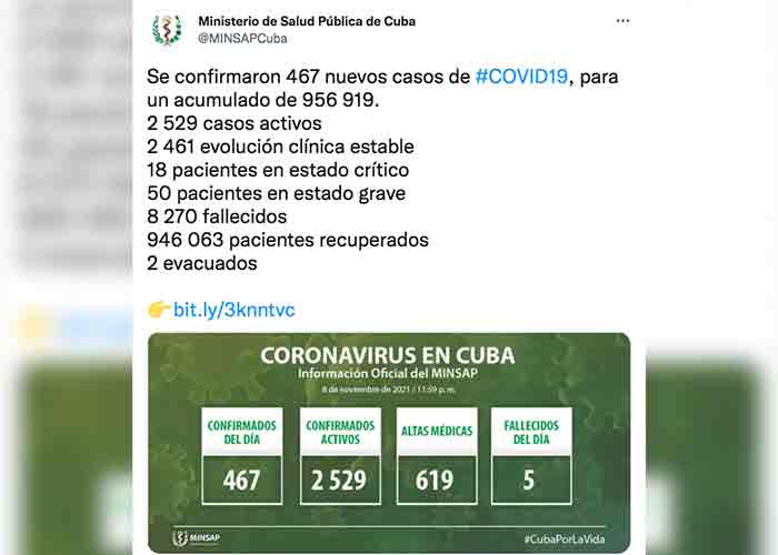 Cubanos completan esquema de vacunación contra la Covid-19