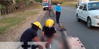 Anciano lesionado al ser embestido por un vehículo en Chontales