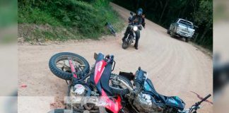 Accidente de motociclistas en carretera de Matiguás