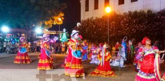 Con amor y alegría el Ballet Folklórico Tecuantepec recibe la Navidad en Managua