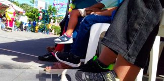 Niños festejan con alegría el día mundial de lucha contra al VIH en Managua