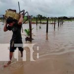 Afectaciones en barrios de Bilwi debido a las fuertes lluvias