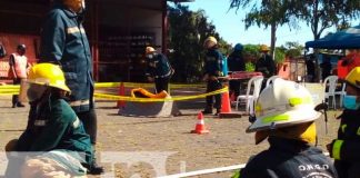 Capacitación de bomberos en Managua sobre sustancias tóxicas