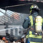 Incendio en una vivienda de Managua