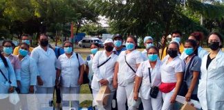 Jornada de vacunación en barrios de Managua