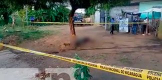 Muerto en las calles de Ciudad Sandino