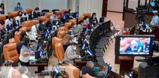 Sesión desde el Parlamento de Nicaragua